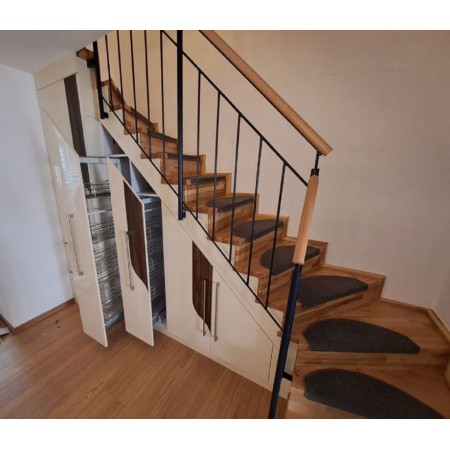 Шкаф под лестницей 